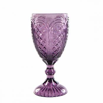 Amethyst / Purple - Carousel Goblet