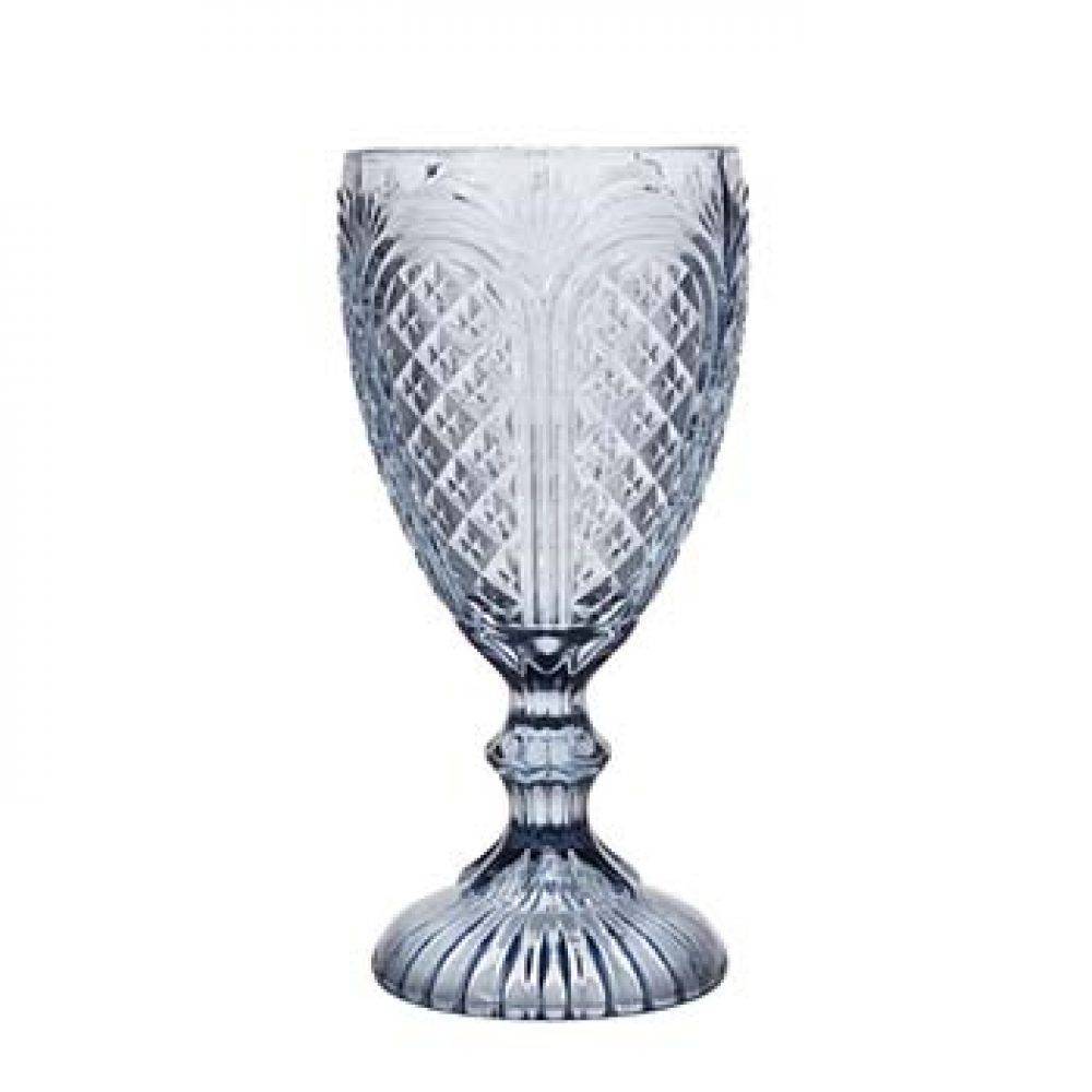 Dusty Blue / Indigo - Carousel Goblet