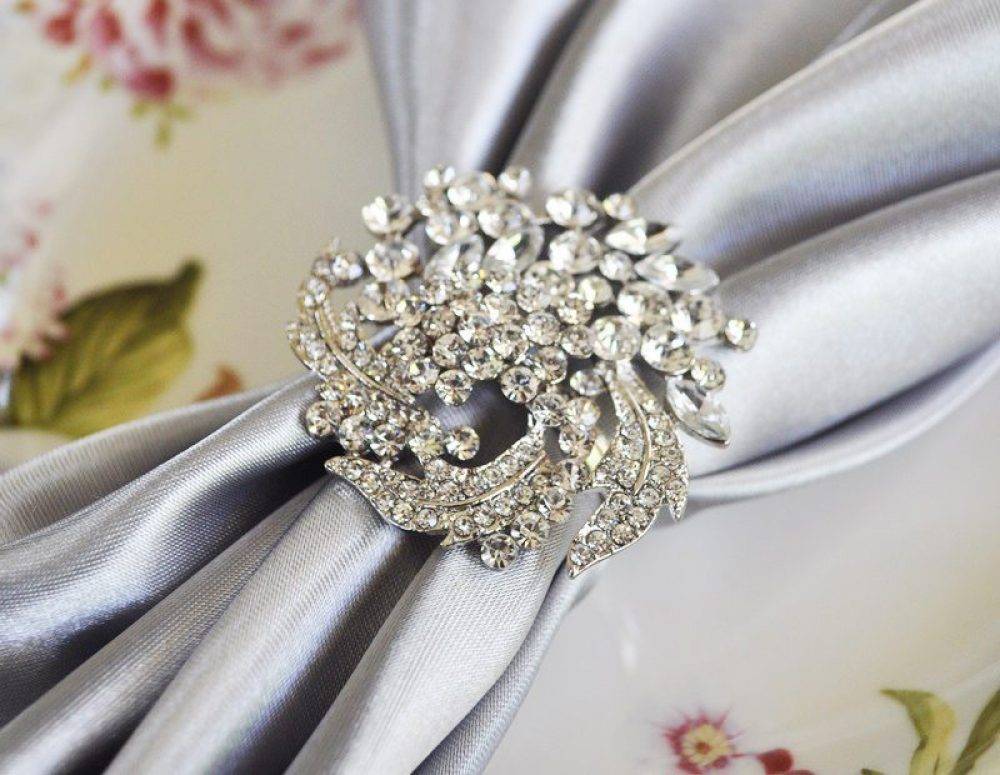 Floral Rhinestone