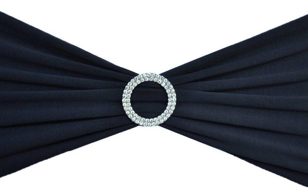 Silver - Circle Bling Brooch