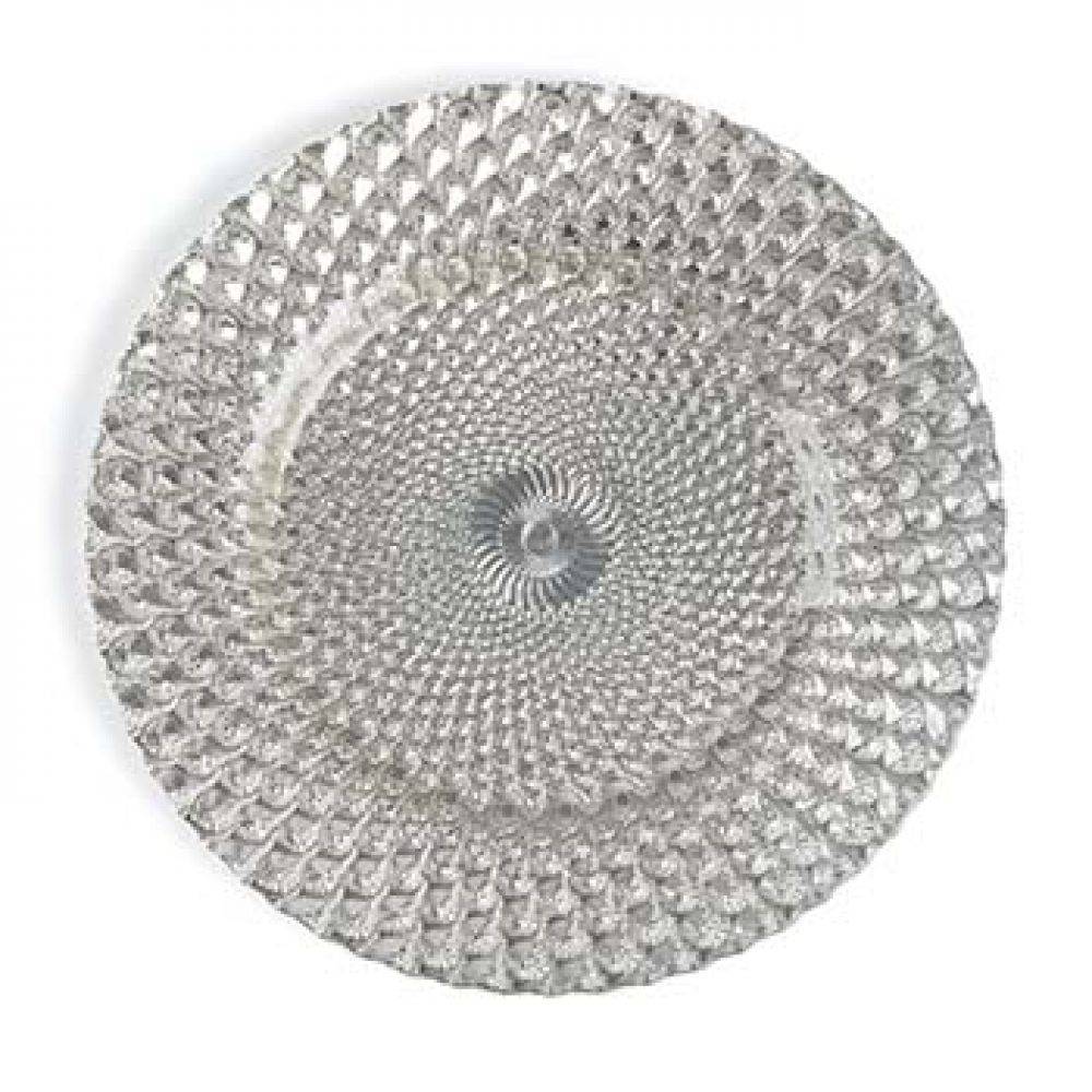 Silver - Goddess Glass Charger