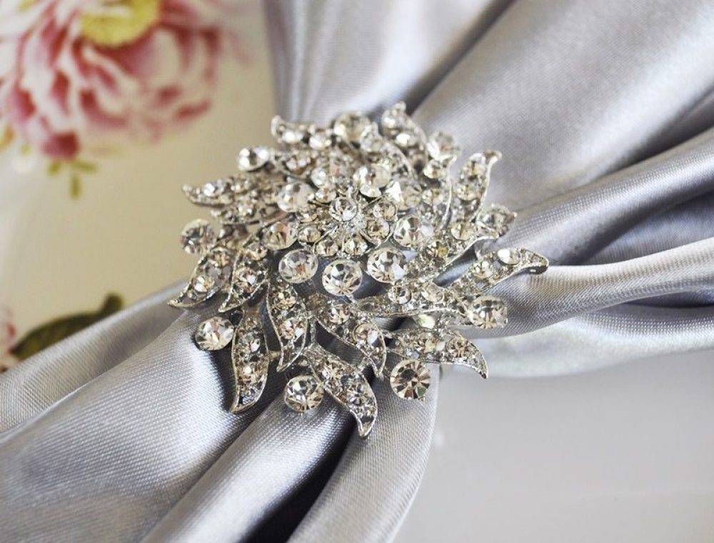 Vintage - Rhinestone Napkin Ring