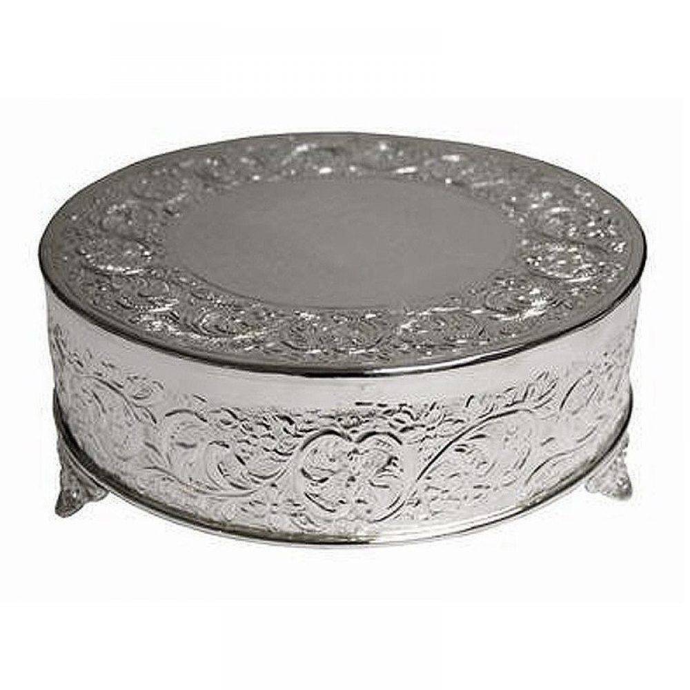 Silver - Round Cake Stand - 18'
