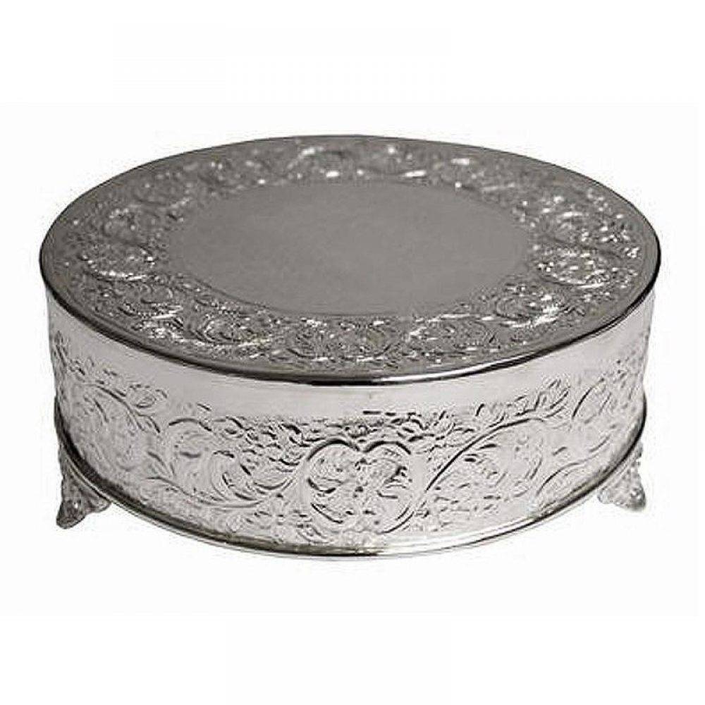 Silver - Round Cake Stand - 22'