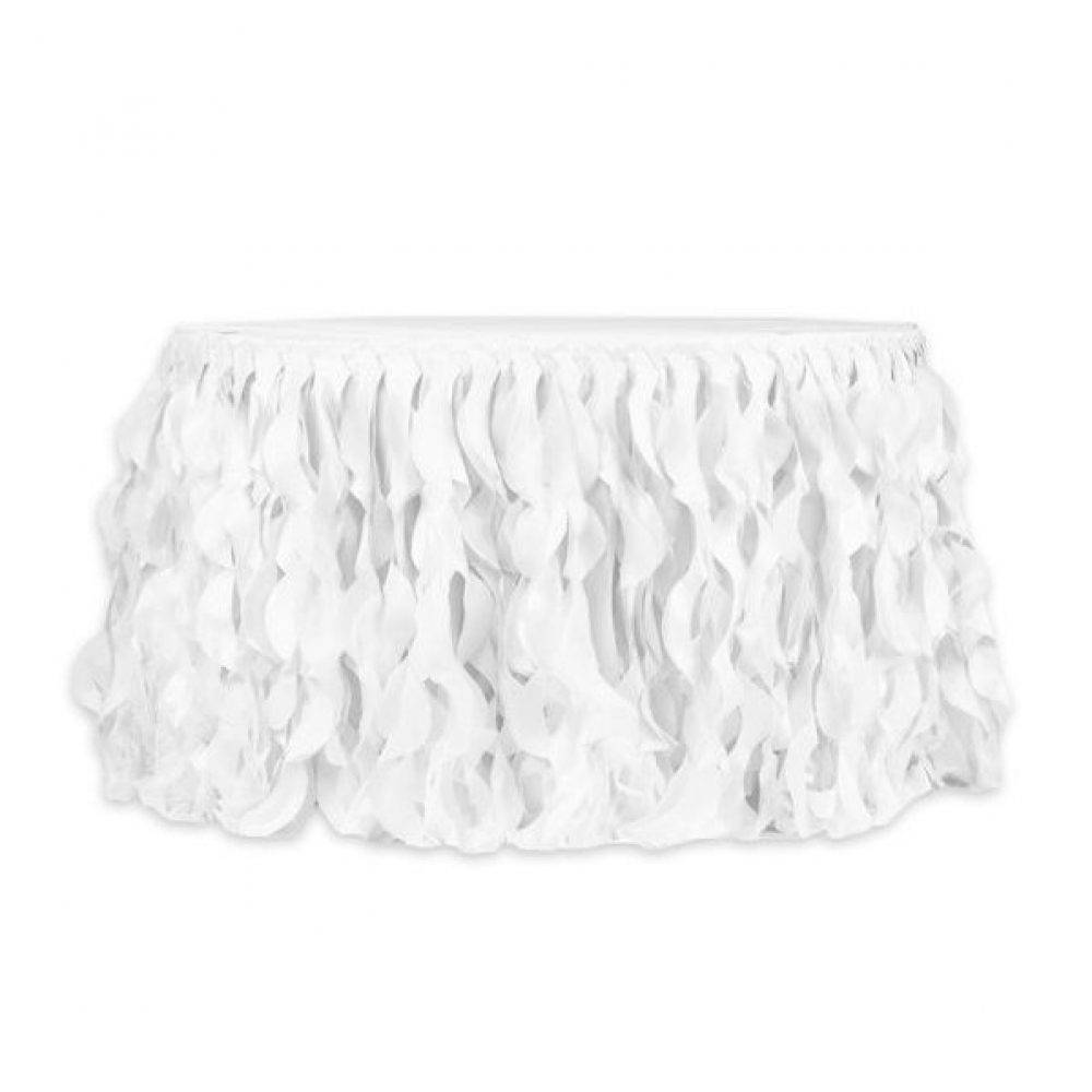 White - Curly Willow Skirt