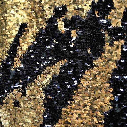 Mermaid Sequin - Black / Gold