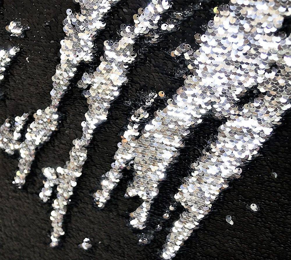 Mermaid Sequin - Black / Silver