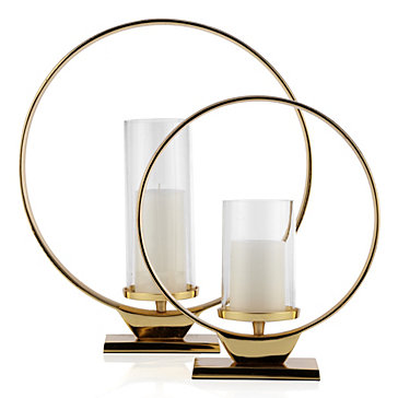 Gold - Cirque Pillar Holder Duo