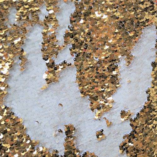 Mermaid Sequin - Gold White