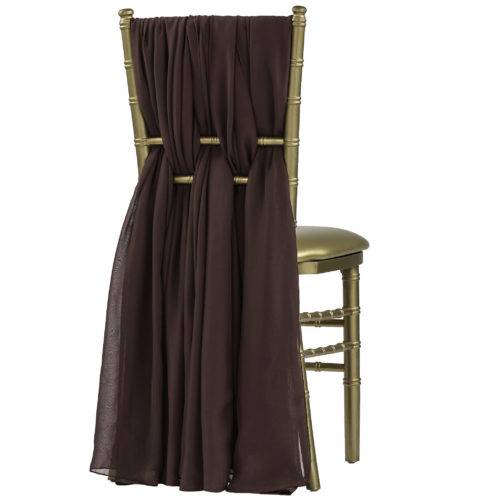 Burgundy - Chiffon Sash (Per Sash, 5 Sashes As Pictured)
