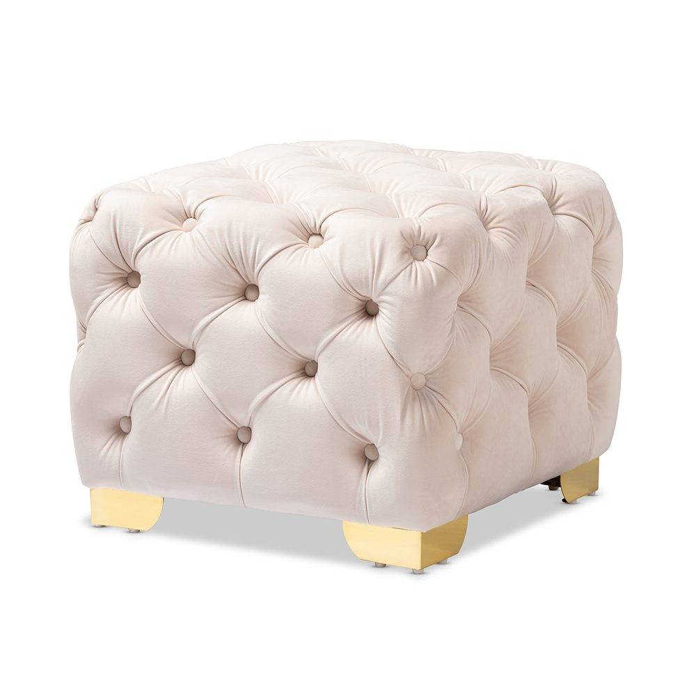 Champagne / Ivory - Velvet Cube