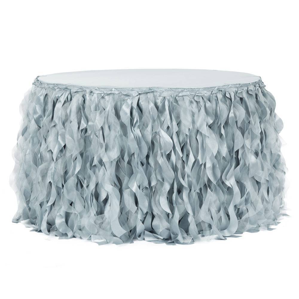 Dusty Blue - Curly Willow Skirt