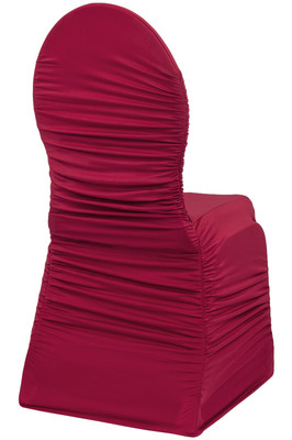 Apple Red - Ruched Spandex