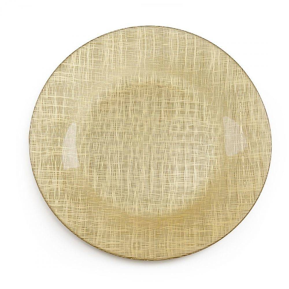 Gold - Mesh Glass Charger