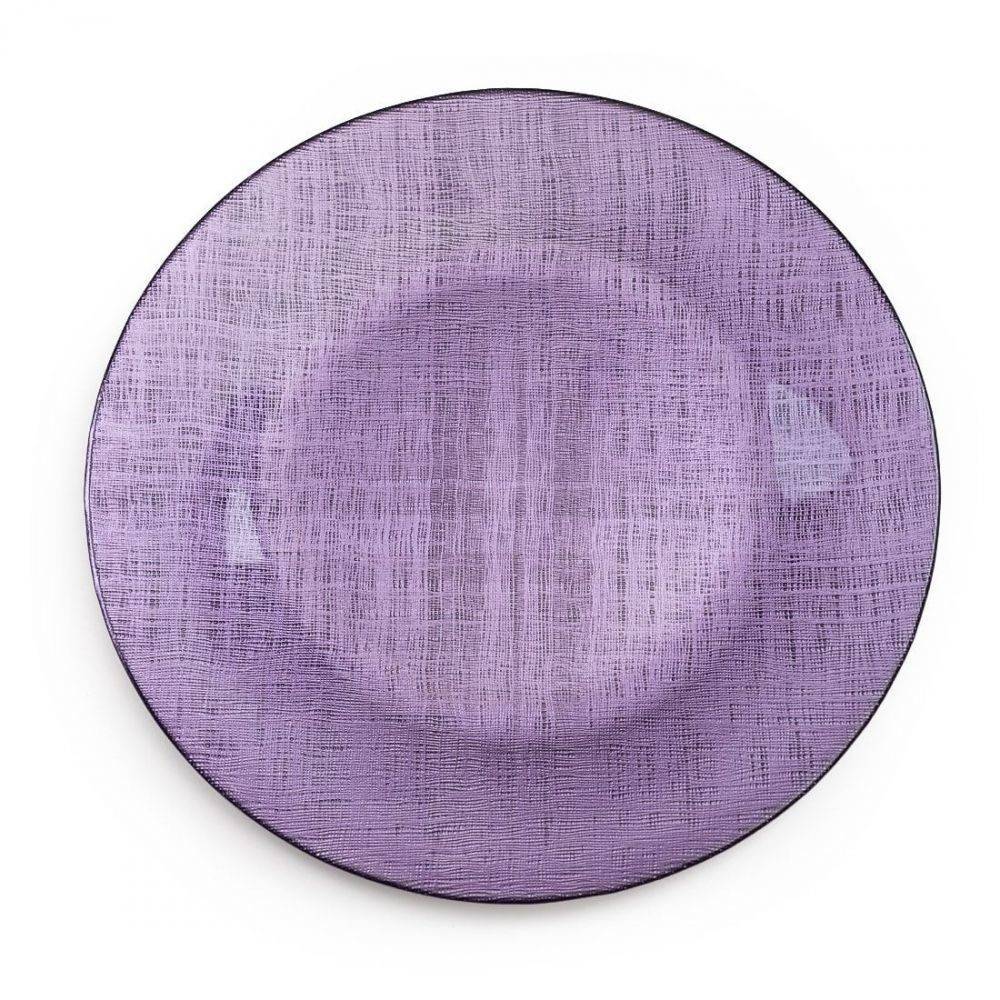 Purple - Mesh Glass Charger