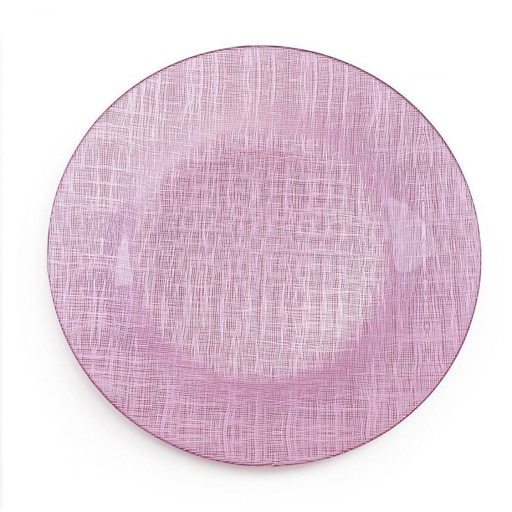 Pink - Mesh Glass Charger