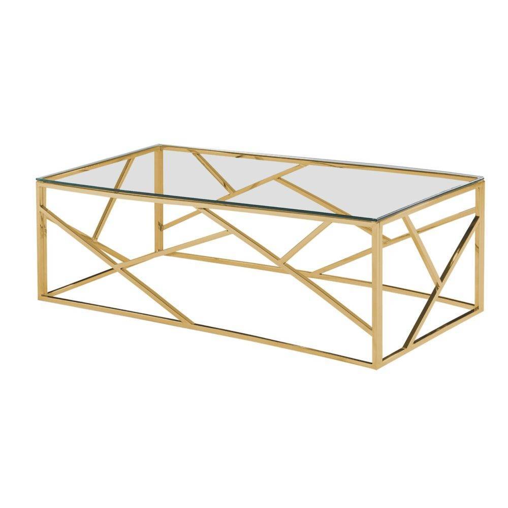 Gold - Modern Coffee Table
