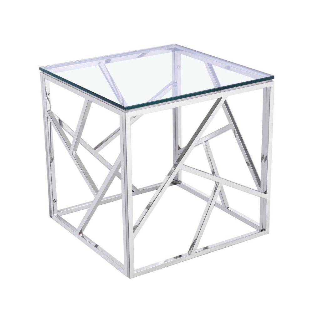 Silver - Modern Side Table