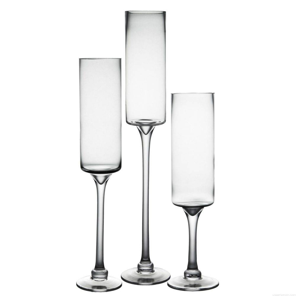 Clear - Narrow Stemmed Trio