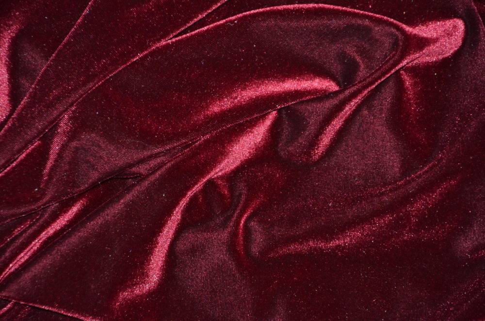 Rich Shiny Velvet - Burgundy