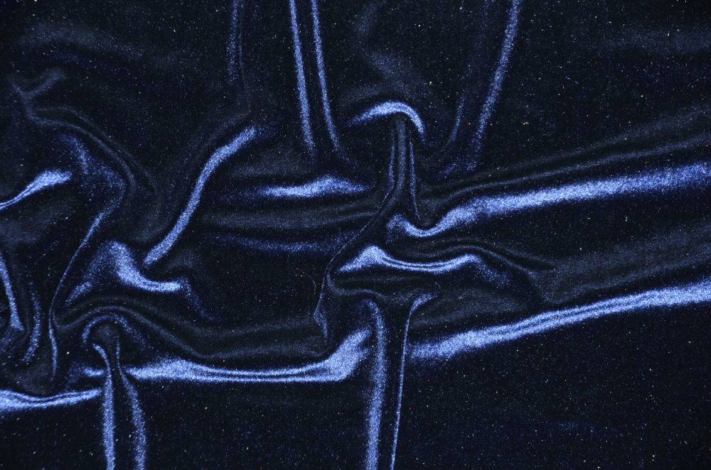 Rich Shiny Velvet - Navy