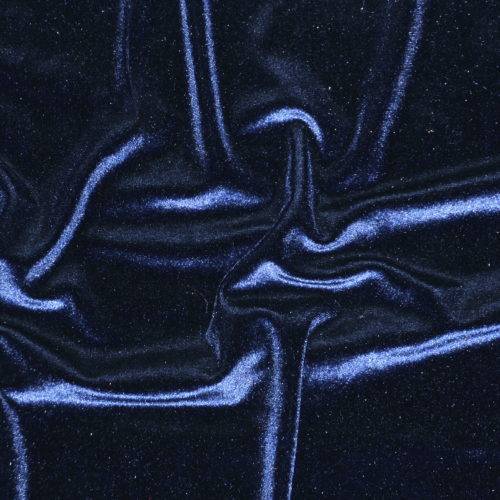 Rich Shiny Velvet - Navy
