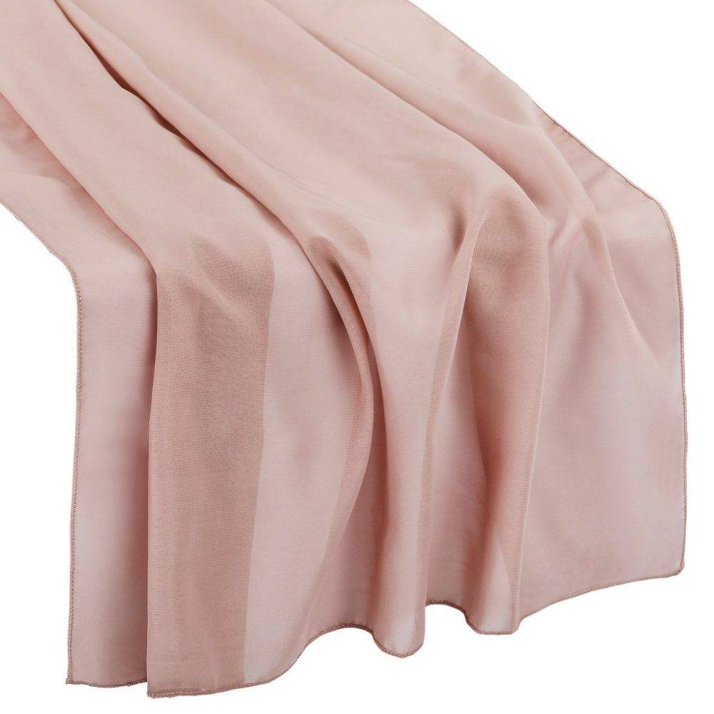 Dusty Rose / Mauve Chiffon - Runner