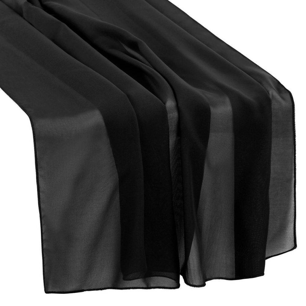 Black Chiffon - Runner