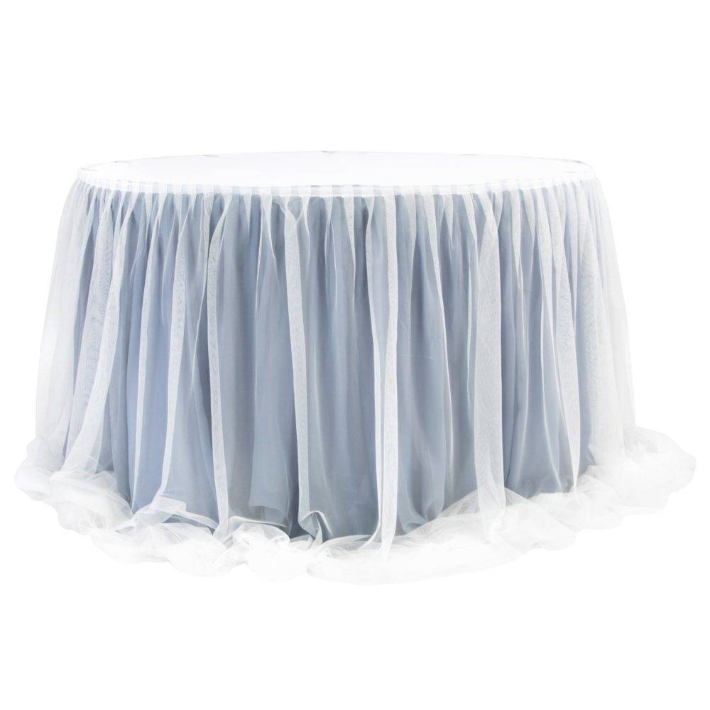 Dusty Blue - Chiffon Skirt