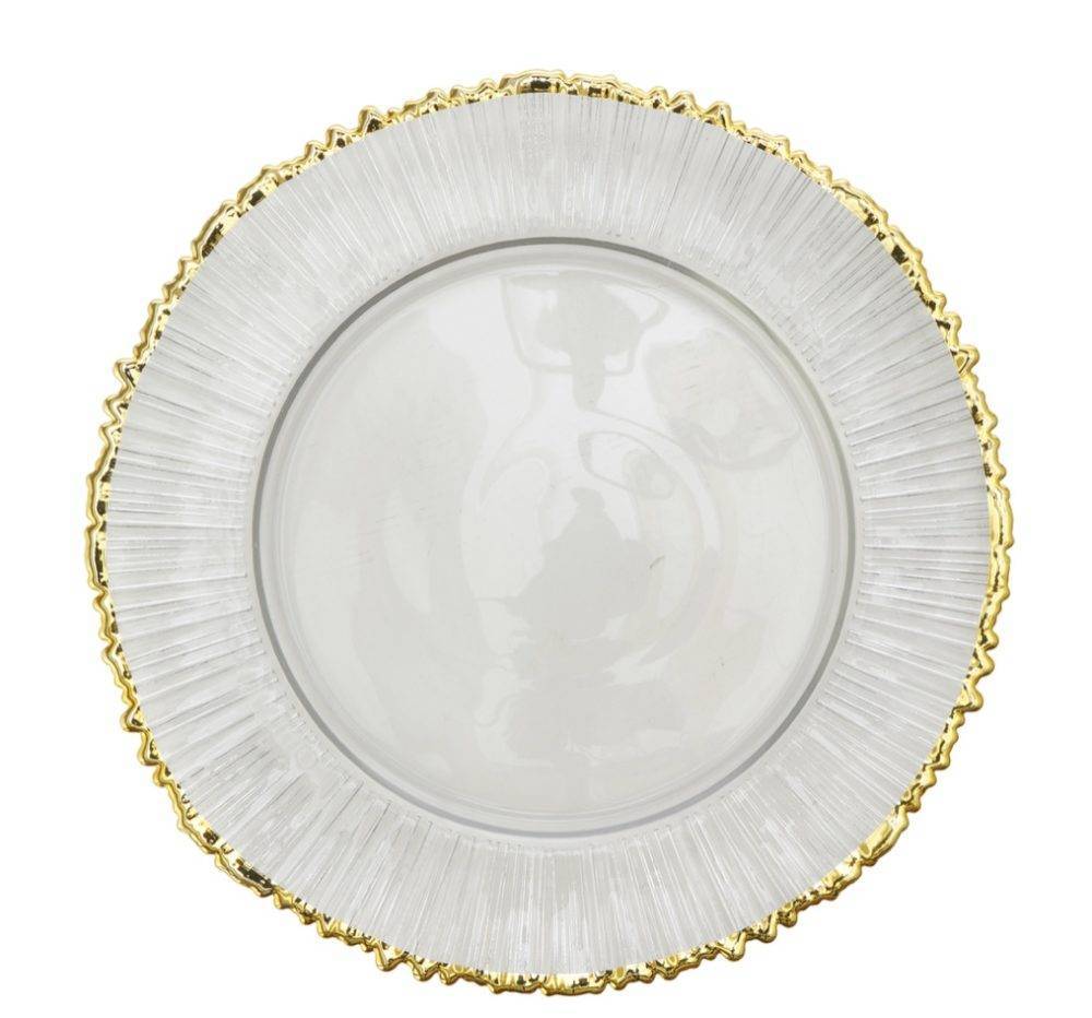 Gold - Royal Glass Charger