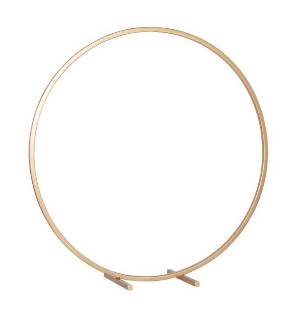 Gold - Circle Hoop - 20"
