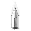 Black - Multi Arm Candle Centerpiece