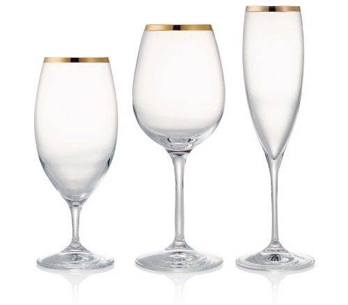 Gold & Silver Glassware