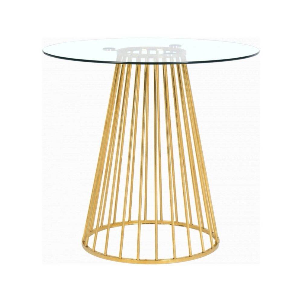 Gold - Gia Table (37" H X 40" D)