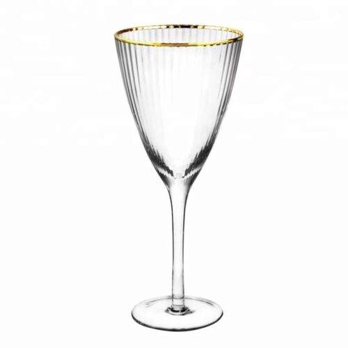 Gold Rimmed - Wilson (Wine Glass)