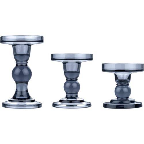 Dusty Blue - Trio Candleholder