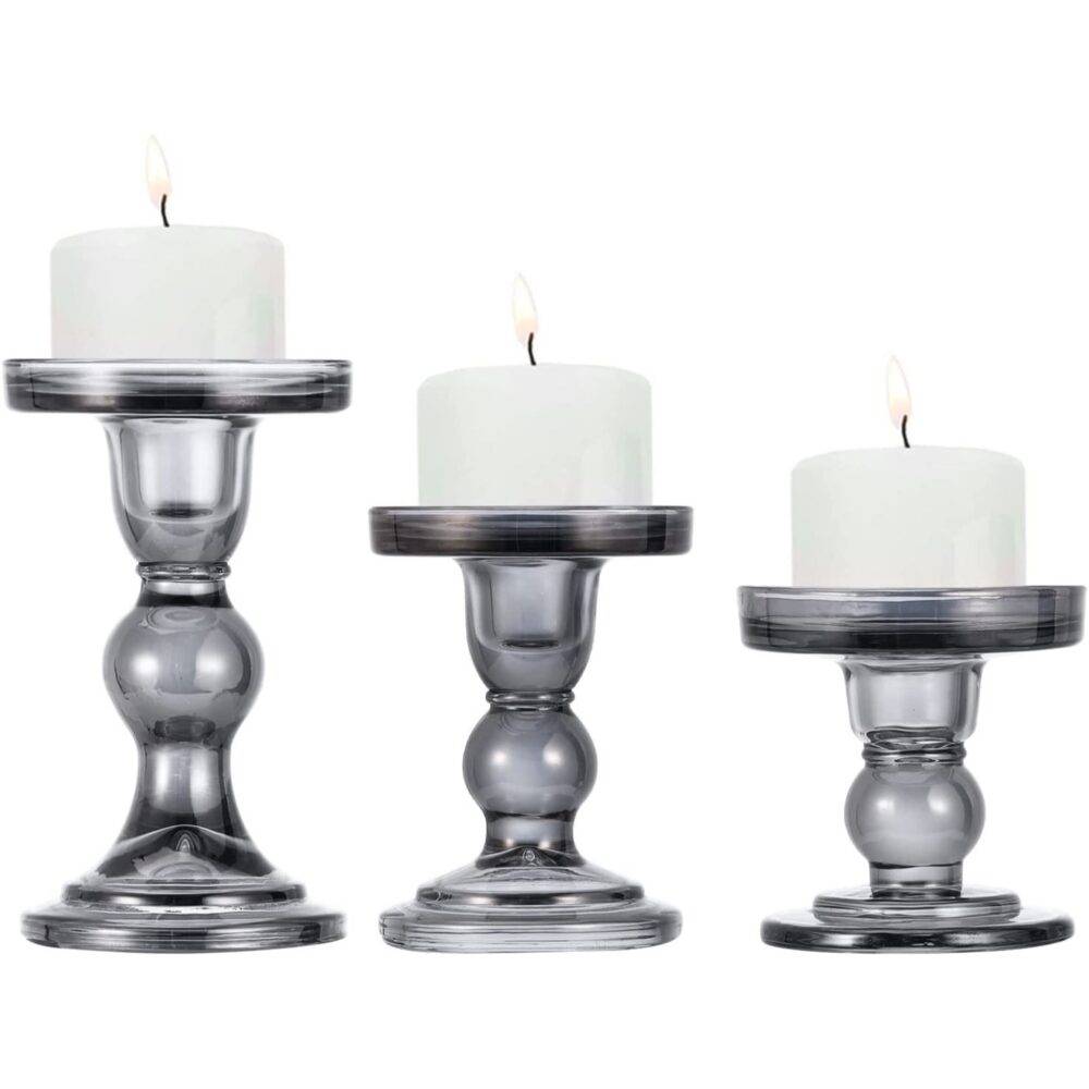 Smoke - Trio Candleholder