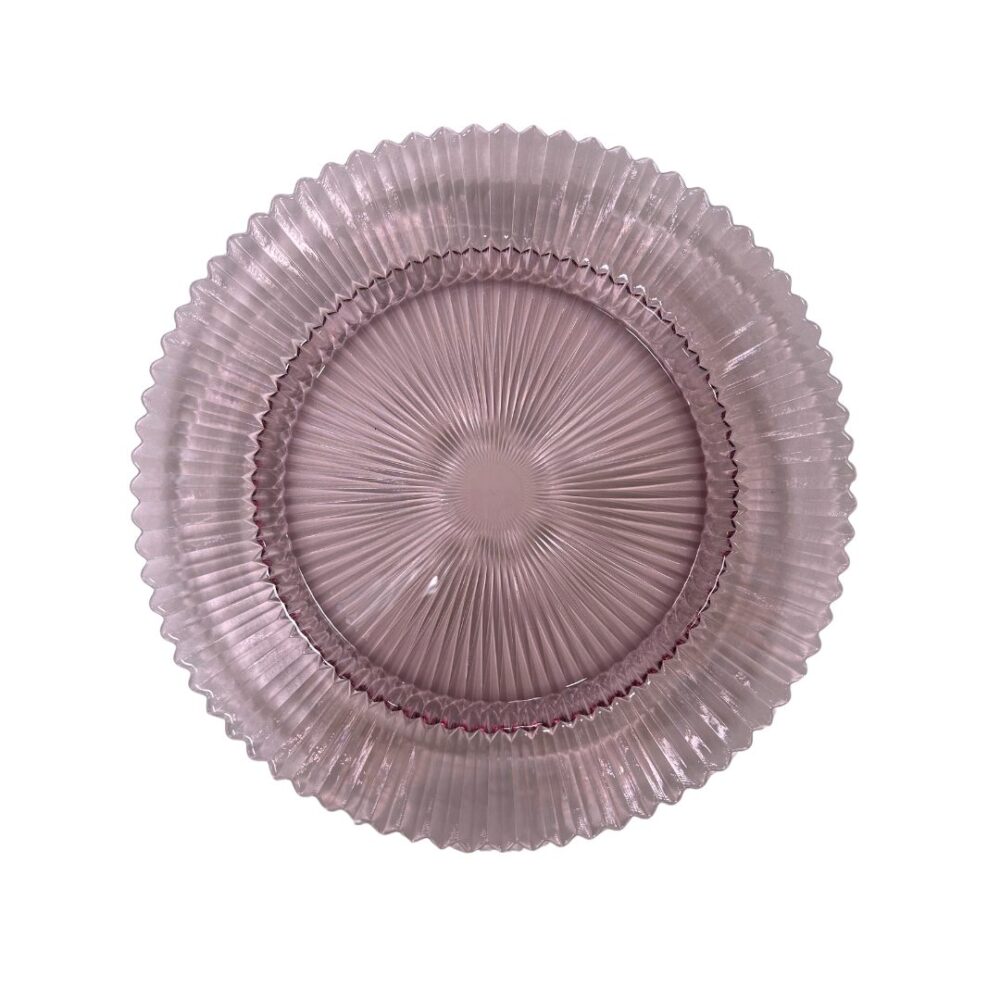 Archie - Blush / Pink Glass Charger