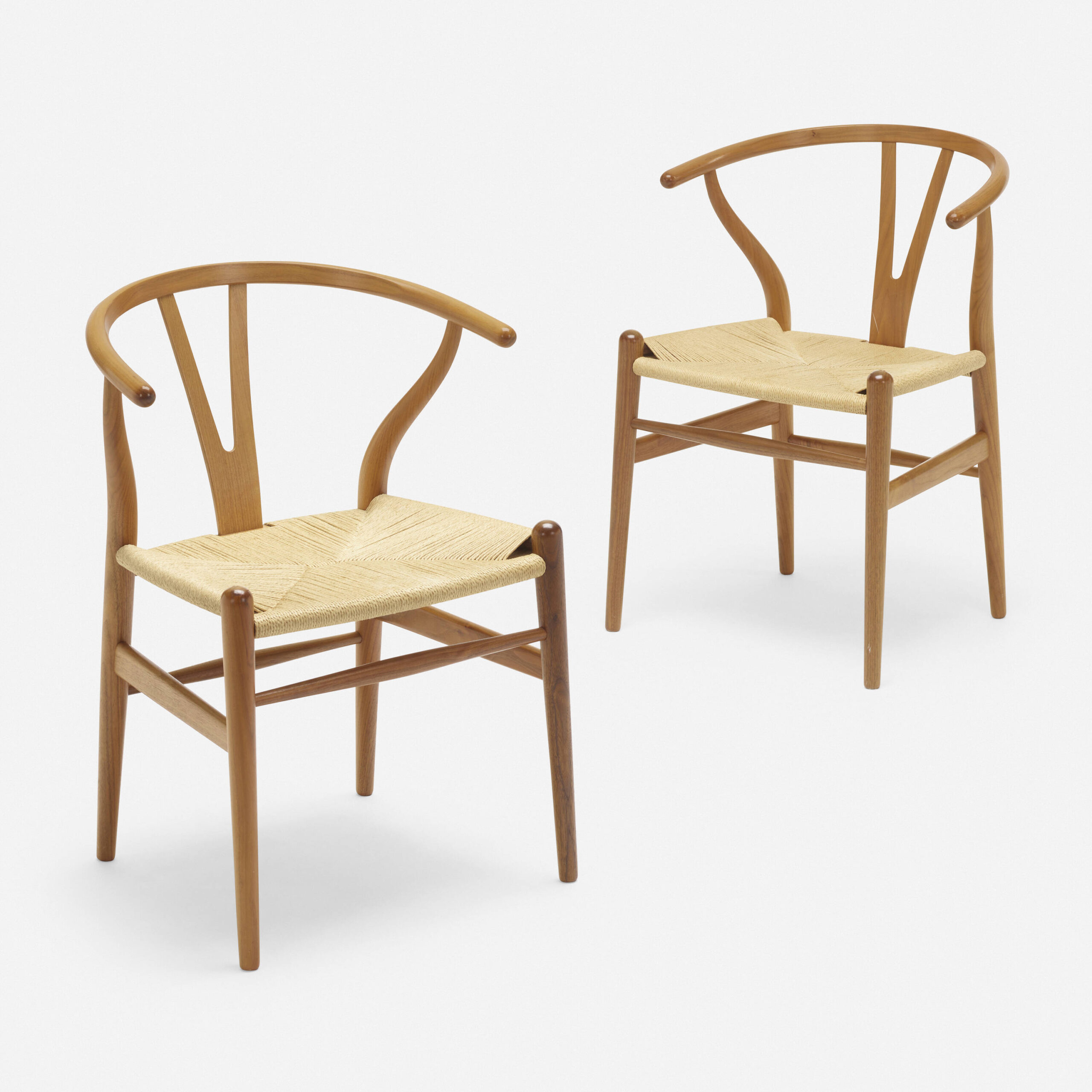 Brown / Rattan - Wishbone Chair