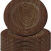 Faux Wood Charger - Dark Walnut - Image 2