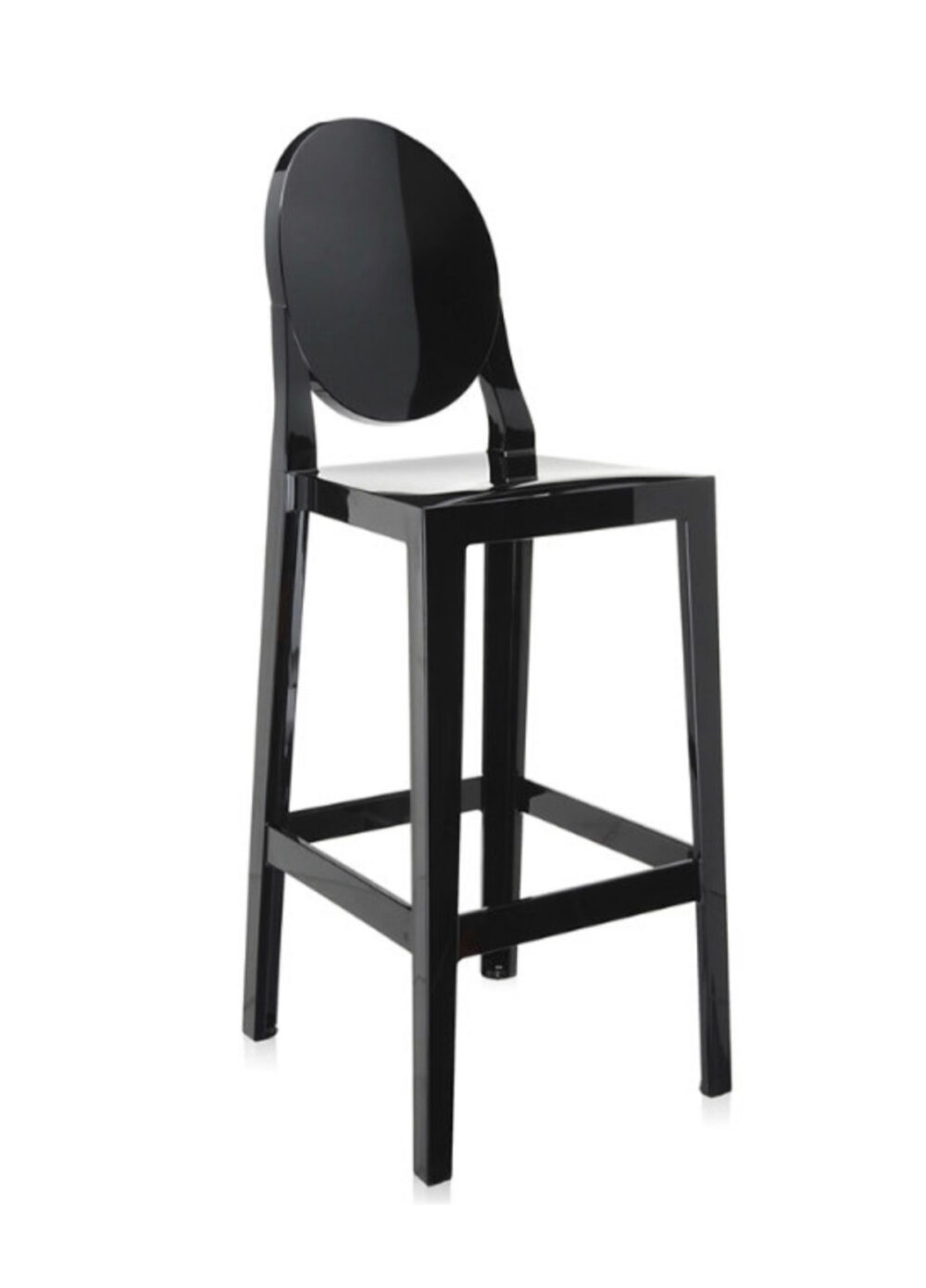Black - Ghost Bar Stool