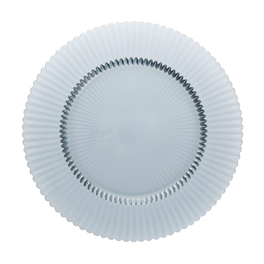 Archie - Dusty Blue Glass Charger