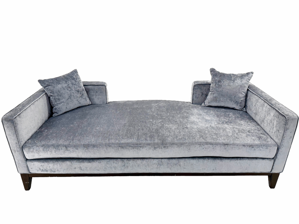 Dusty Blue - Velvet Empire Sofa