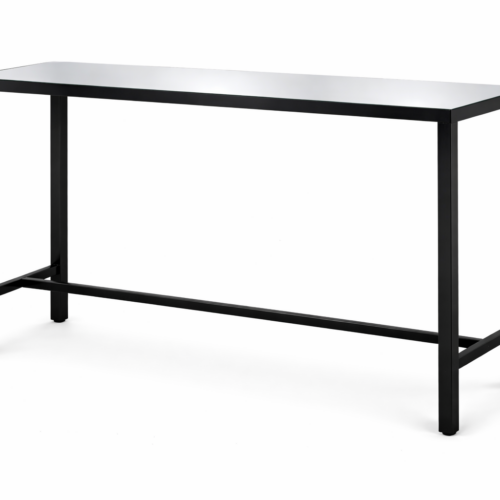 Mirror Conversation Table - Black