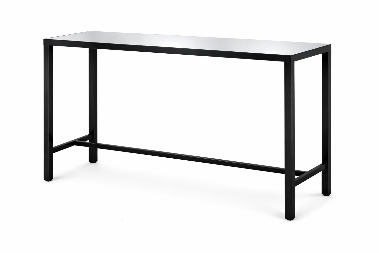 Mirror Conversation Table - Black