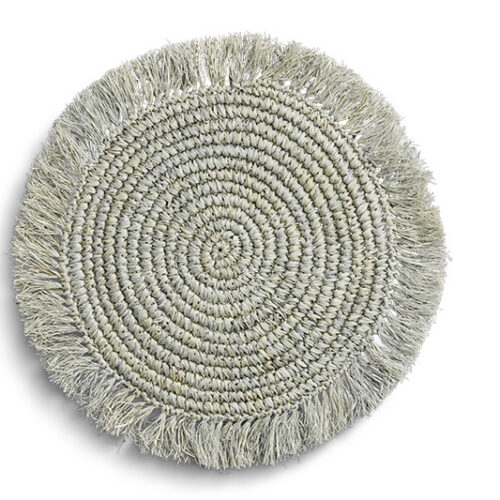 Marfa Woven Placemat - Washed Gray